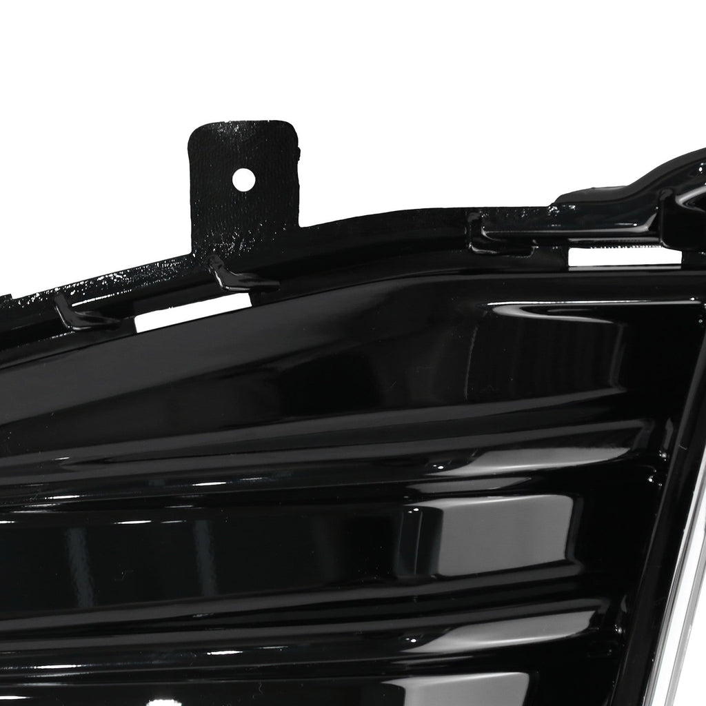 2Pcs Fog Light Cover for Ford Edge 2019-2024 Front Bumper Chrome Trim Bezel