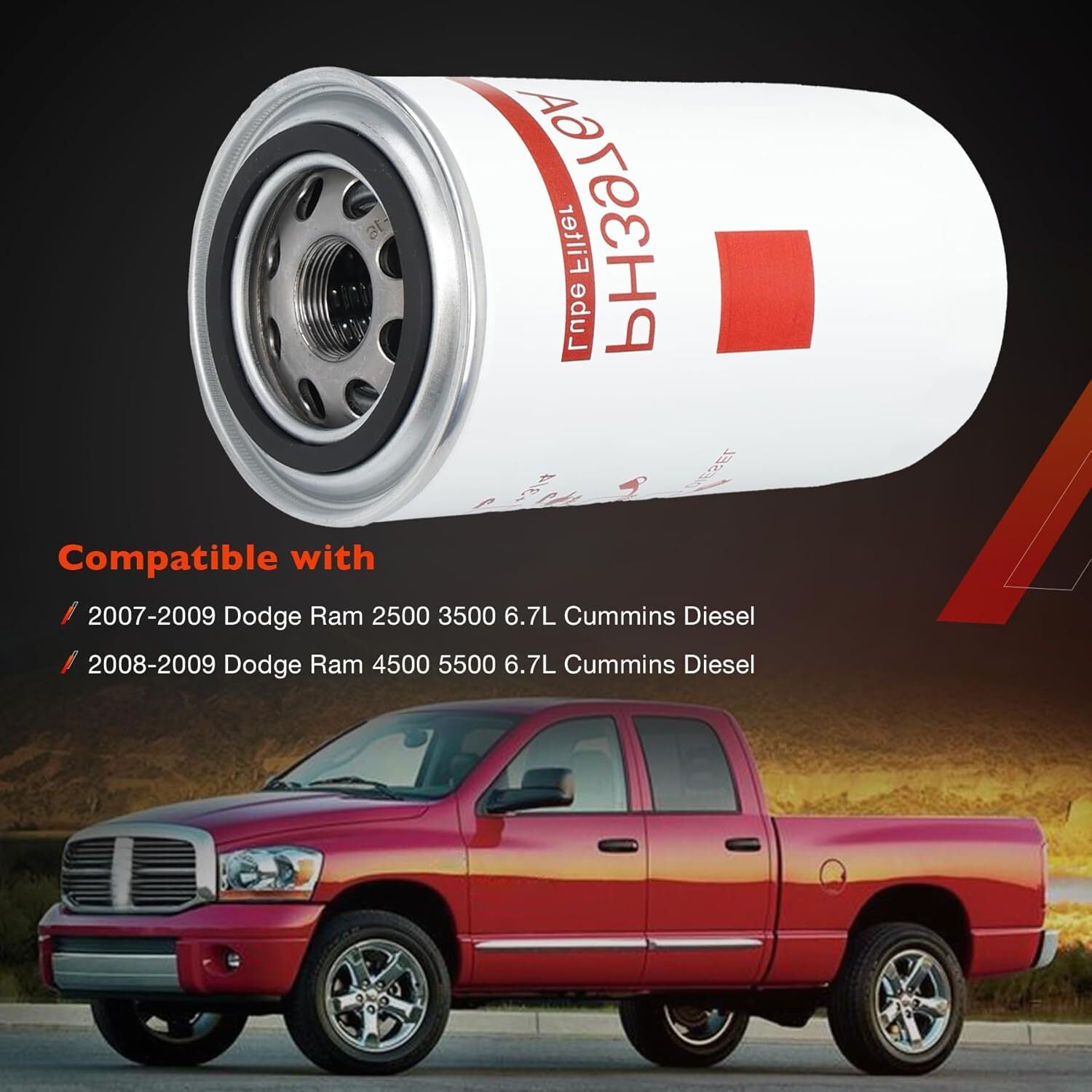 53034051AB Air Fuel Oil Filter For Ram 2500 3500 4500 6.7L Cummins 07 09