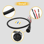86511459 187103A1 Power Connector Kit for Case IH Tractor Combine Cotton Picker