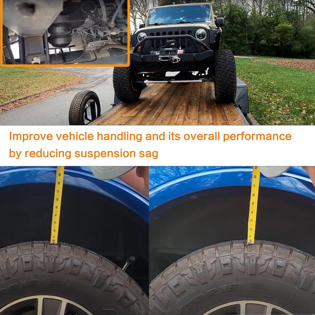 Rear Axle Suspension Enhancement System Helper Spring For Ford F150 15 To 20