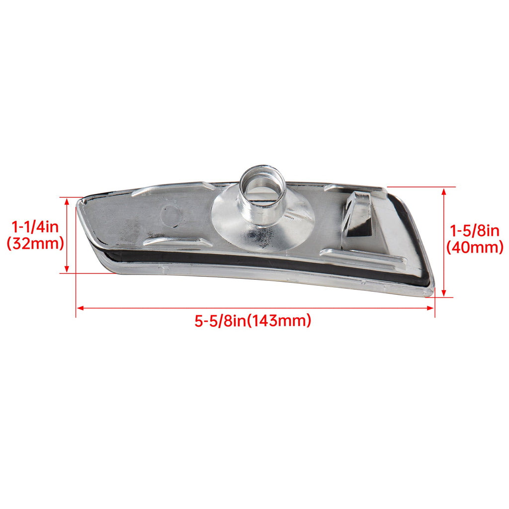 Clear Front Fender Side Markers Lights Housing for Pontiac G8 GT GXP 2008 2009