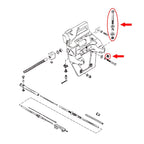 1097934A1 Bellhousing Rear Engine Transom Mount Bolt Kit for MerCruiser 2 Pack