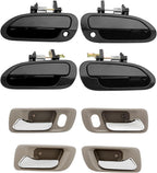 72165S84A01ZC Outside Exterior Interior Door Handle Set for 1998-02 Honda Accord