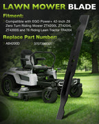 AB4200D 21 Inch Deck Blade For EGO Power Plus 42 Z6 Zero Turn Mower ZT4204L 2Pcs