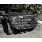 Matte Black Front Bumper Grille W/O Camera Hole for 2015-2017 for Ford F-150