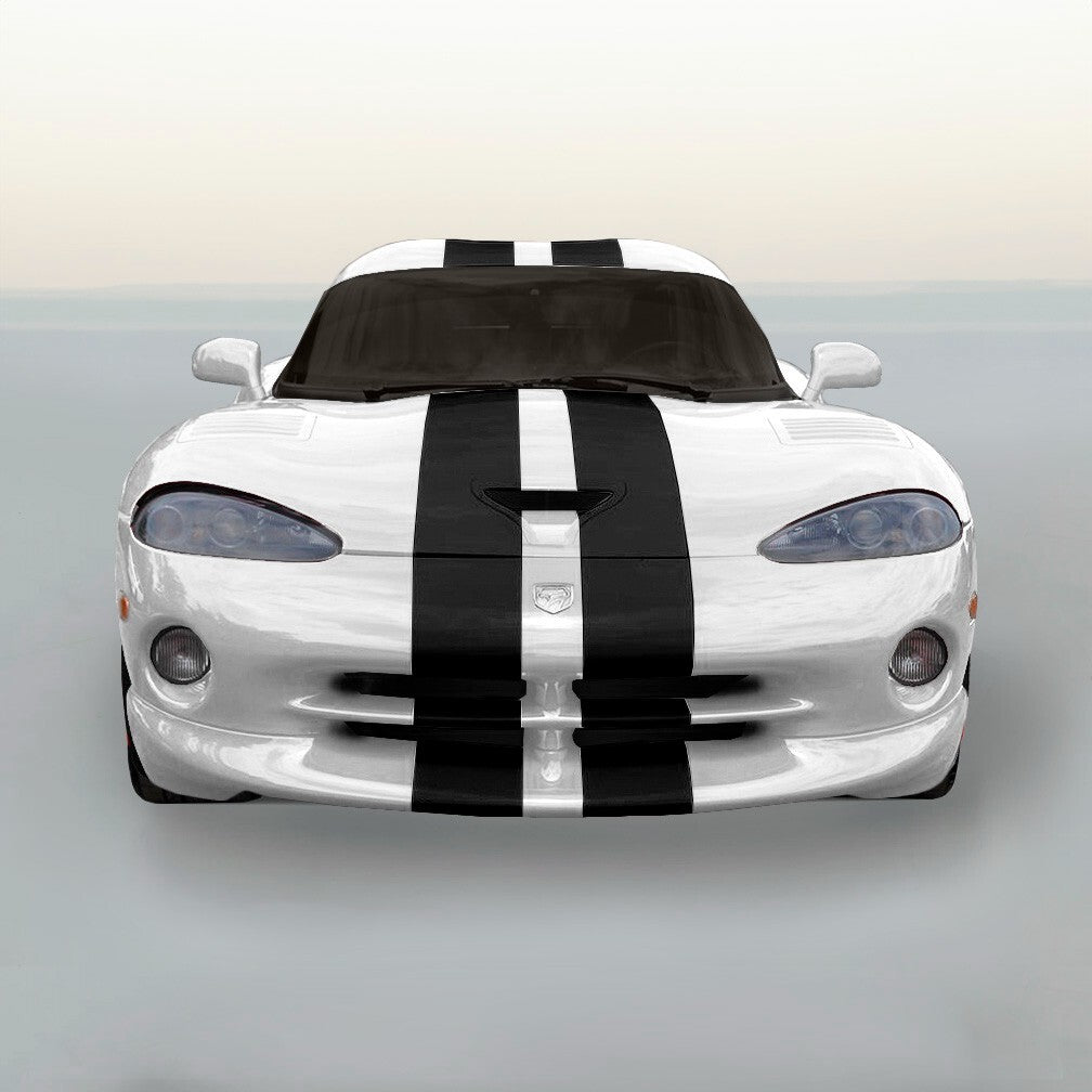 8 Inch Vinyl Rally Stripes Racing Stripe Kit Hood Trunk Roof for Dodge Viper