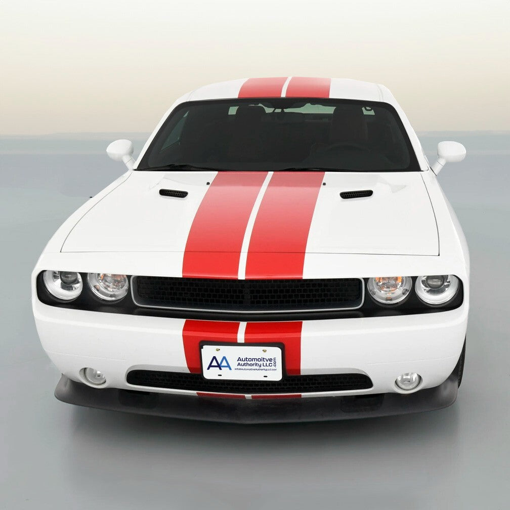 Vinyl Rally Stripes Racing Stripe Hood Trunk Roof for Dodge Challenger 10 Inch