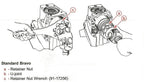 91-17256 91-36235 18-9803 Spanner Nut Wrench for MerCruiser Alpha One Bravo