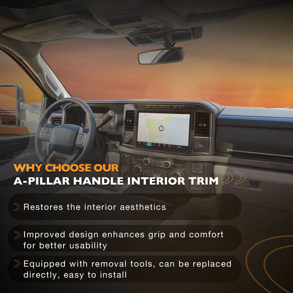 A Pillar Interior Trim Grab Handle Left Right for Ford F150 Lincoln 04 08 Beige