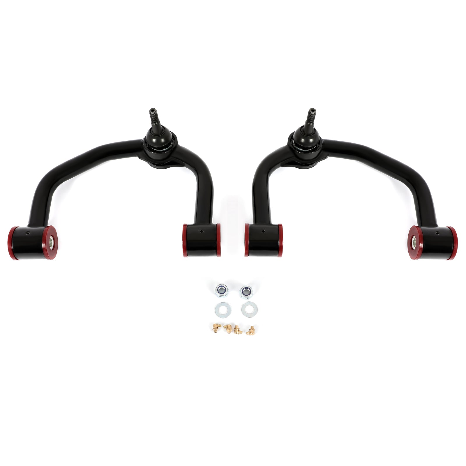 Front Upper Control Arms for Ford F150 2004-2022 Powder Coated LH RH 0-4 Inch Lift