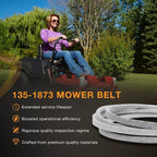 135-1873 Deck Belt for Toro 60in Cut Titan HD 1500 2000 Max Z 189x5/8in