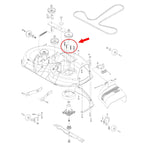 584953901 539107630 Blade Spindle Hex Head Screw Bolt for Husqvarna Poulan