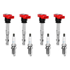 UF529 Ignition Coil Spark Plug Pack for Audi TT A4 A5 VW Tiguan Jetta 4 Pack