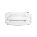 Front Exterior Olympic White Painted Door Handle Set 1999 2007 Silverado