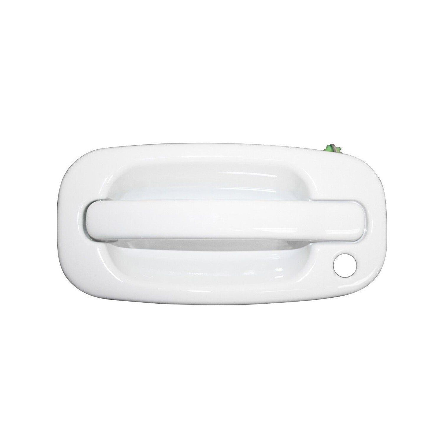 Front Exterior Olympic White Painted Door Handle Set 1999 2007 Silverado