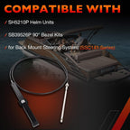SS14114 Back Mount Steering Cable Kit for Seastar Teleflex Rack 14 FT