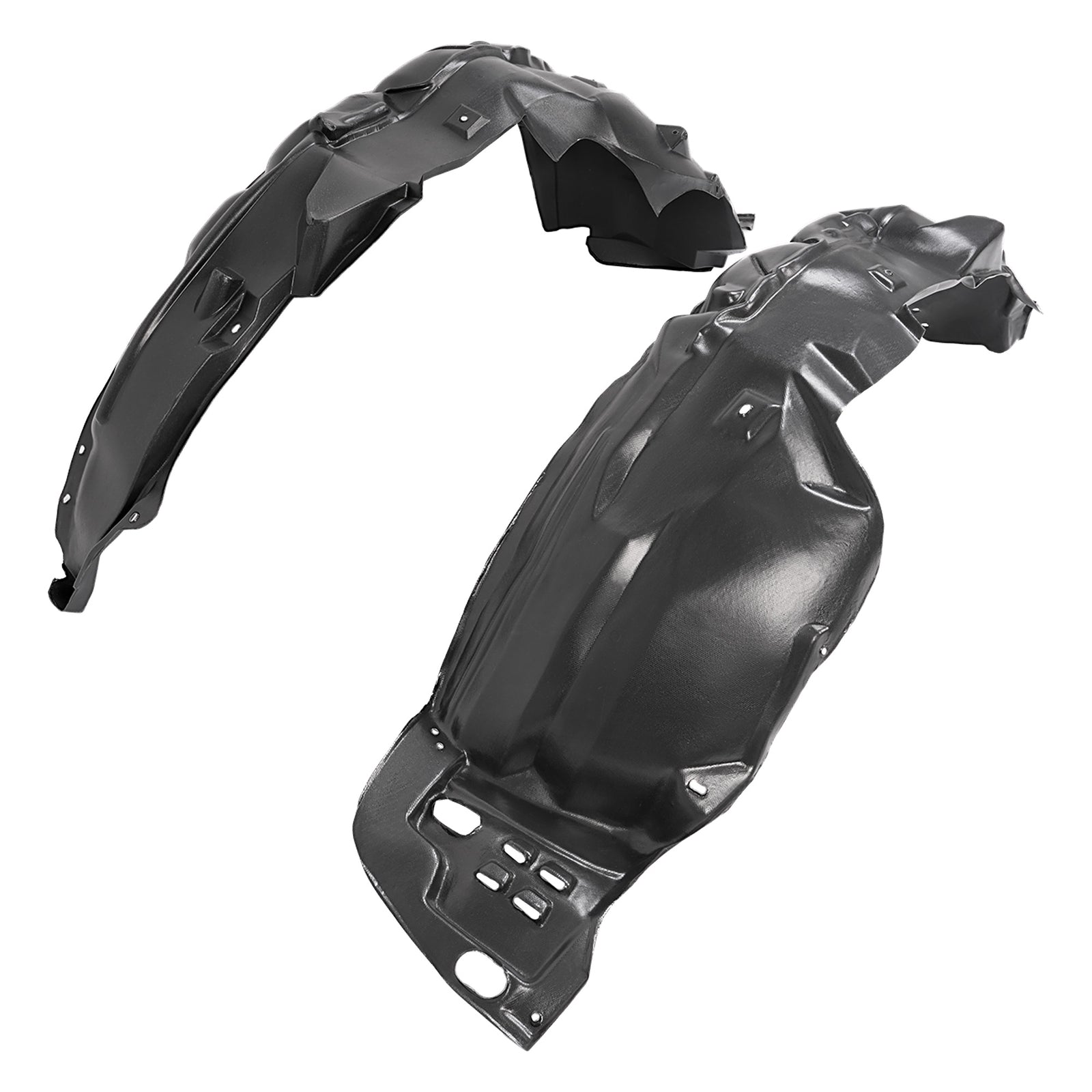 Front LH and RH Splash Shield Inner Fender Liner for 2012-2015 Honda Civic