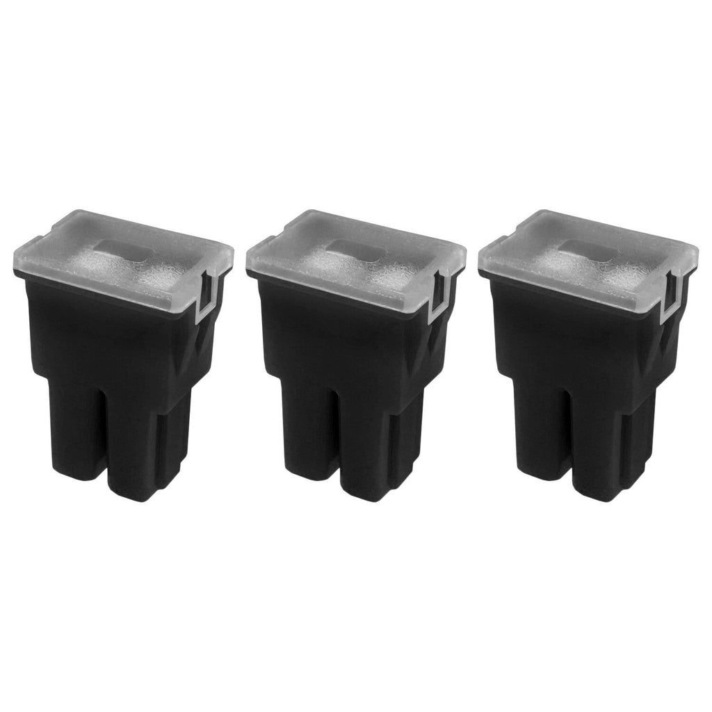 80A Straight Female Fuse Cartridge FLF PAL Auto Link for Car Truck RV SUV 3pk