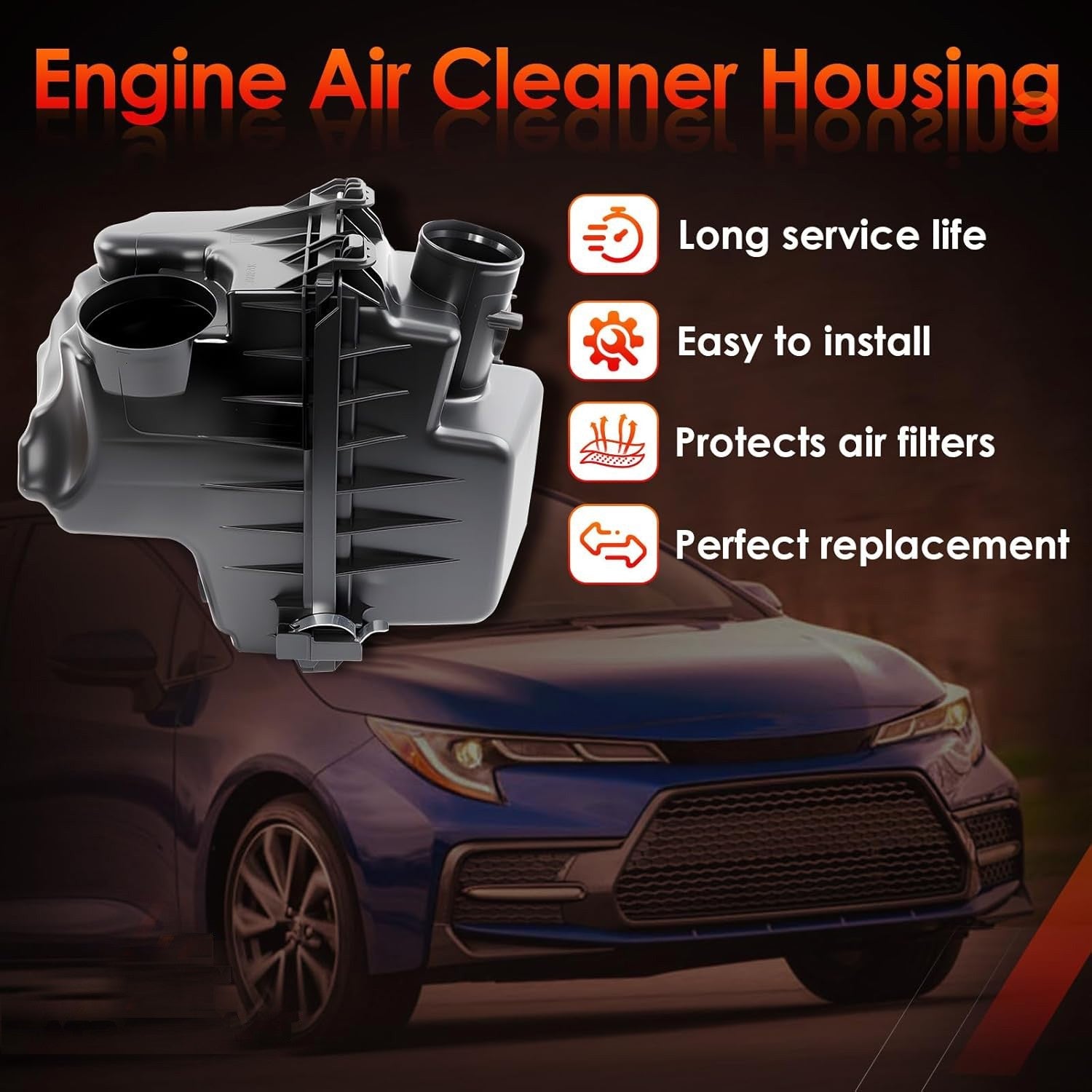 1770037370 Air Intake Cleaner Box Housing For Toyota 2020 2021 Corolla LE 1.8L