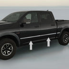 Side Door Rocker Panel Molding Package for Dodge Ram Chrome 09-17