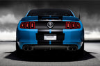 9 Inch Black Carbon Fiber Vinyl Rally Racing Stripes for Ford Mustang Cobra