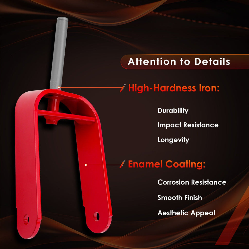 110-6581-01 Caster Fork for Toro TimeCutter 74330 74325 Zero Turn Mower Red