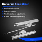 Universal Adjustable Seat Slider Dual Locking Rails Brackets Kit For Bucket Seat