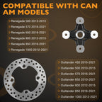Front Rear Wheel Hub Rotor for Can-Am Outlander 450 500 570 650 800 2 Pack