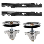 618P09395 Mower Deck Spindle for Cub Cadet Craftsman Z5400 Mustang Z46 2 Blades