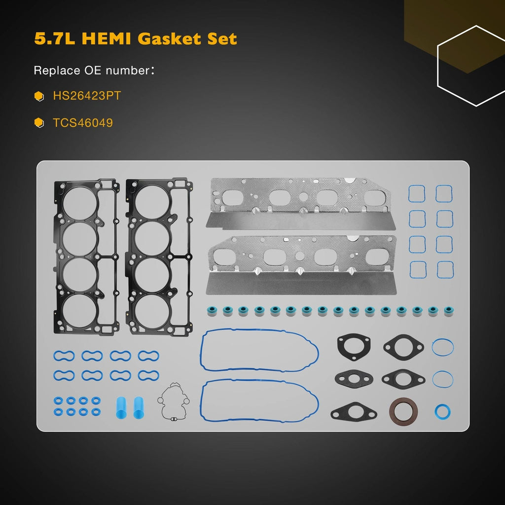 Non MDS Lifter Camshaft Head Gasket For Dodge Ram 1500 Aspen 2009 2015 5 7 Hemi