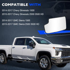23444114 Driver Left Side Lower Mirror Glasses for Chevy Silverado 2500 HD 14 17