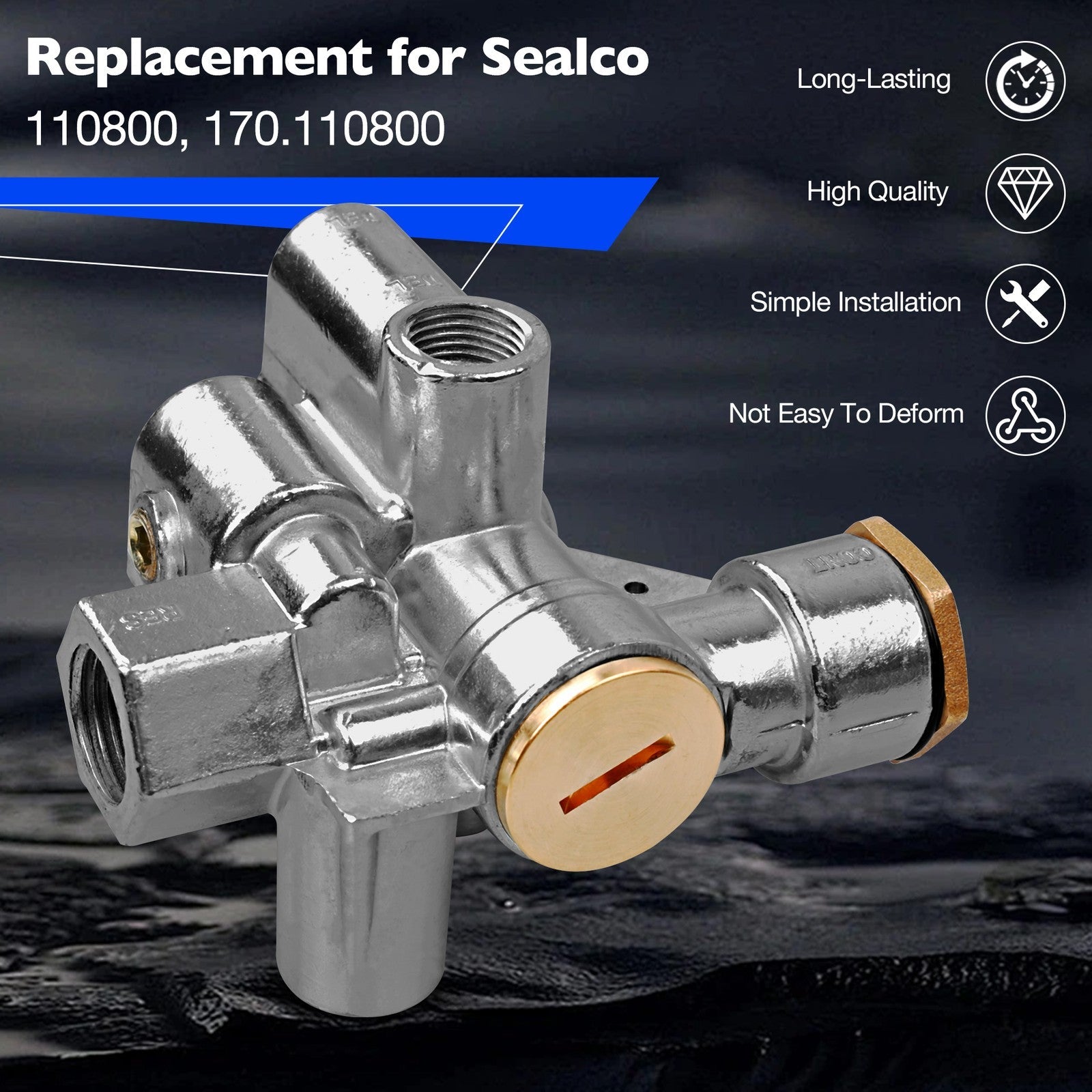110800 Enhanced Trailer Spring Brake Control Valve for Sealco 55 PSI
