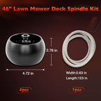 46 Mower Blade Spindle Belt Wheel Idler Kit for Husqvarna RZ4623 RZ46i Z246