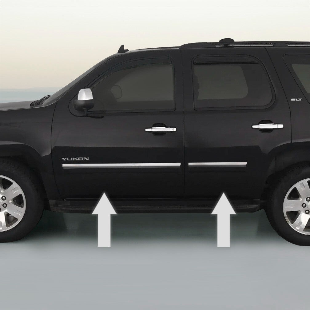 Chrome Side Door Trim Rocker Panel Molding for GMC Yukon Yukon XL 07-14