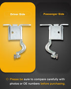 Driver Side Slide Door Hinge and Roller Assembly for Toyota Sienna 11-20 3.5L V6