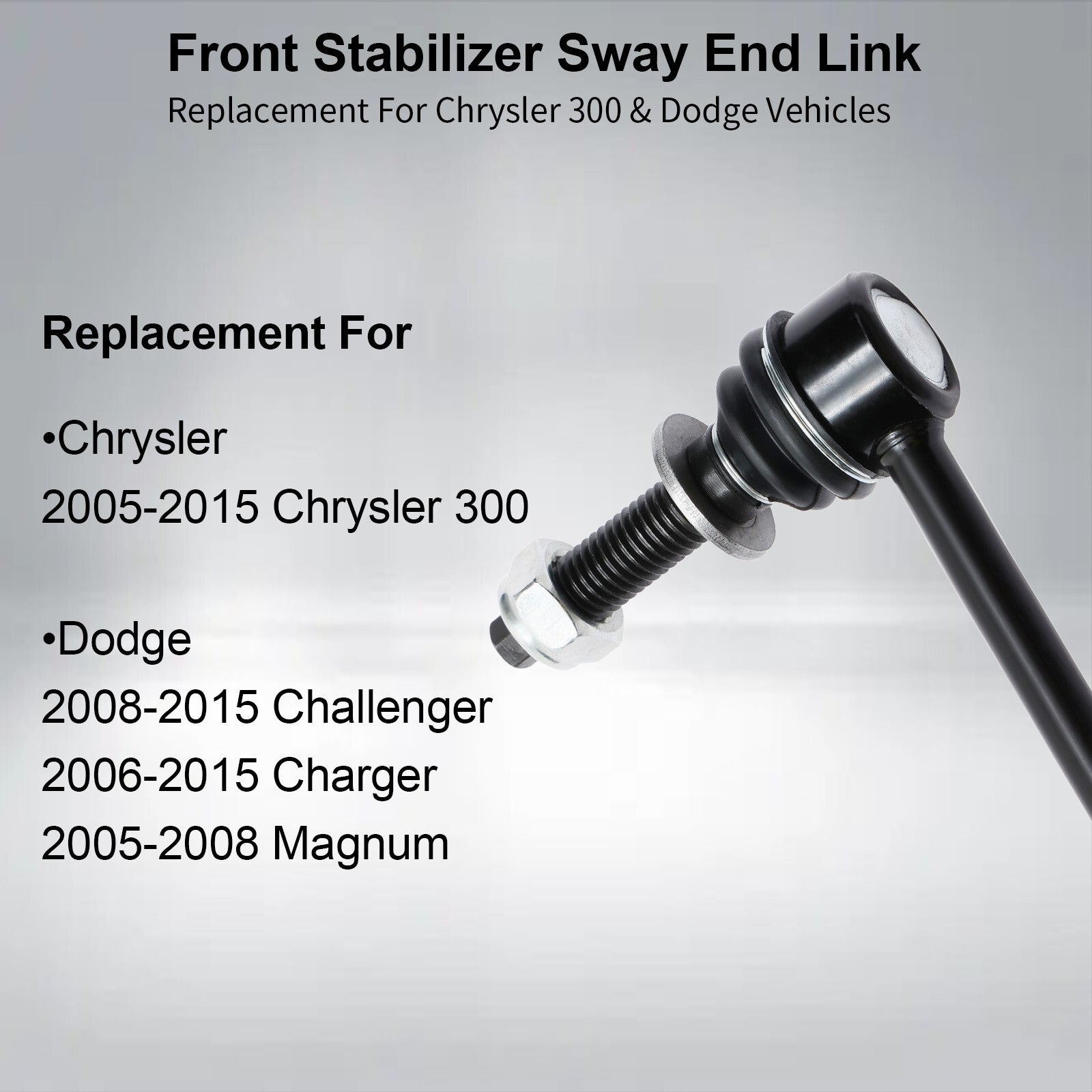 Front Sway Bar Links for 05-19 Chrysler 300 Dodge Charger Challenger RWD 2 Pack