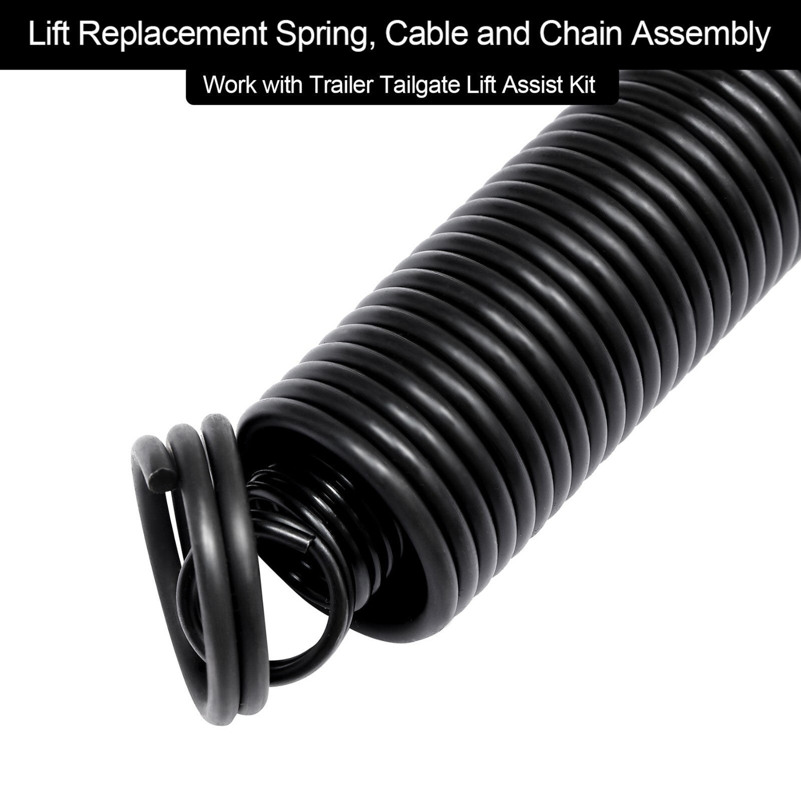 Trailer Ramp Gate Assist Spring Cable Kit For Gorilla Lift 2X