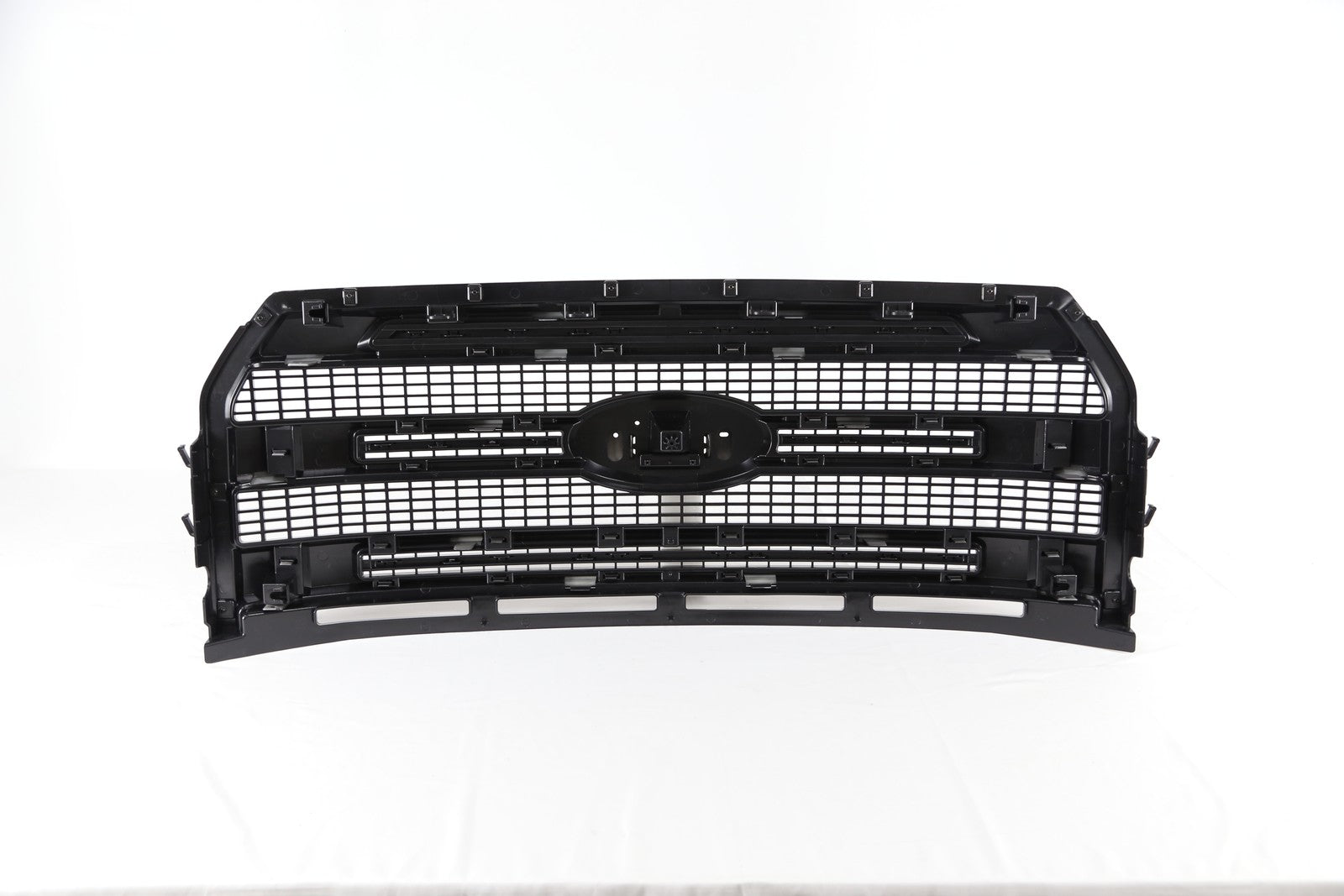 Matte Black Front Bumper Grille W/O Camera Hole For 2015-2017 Ford F-150 F150