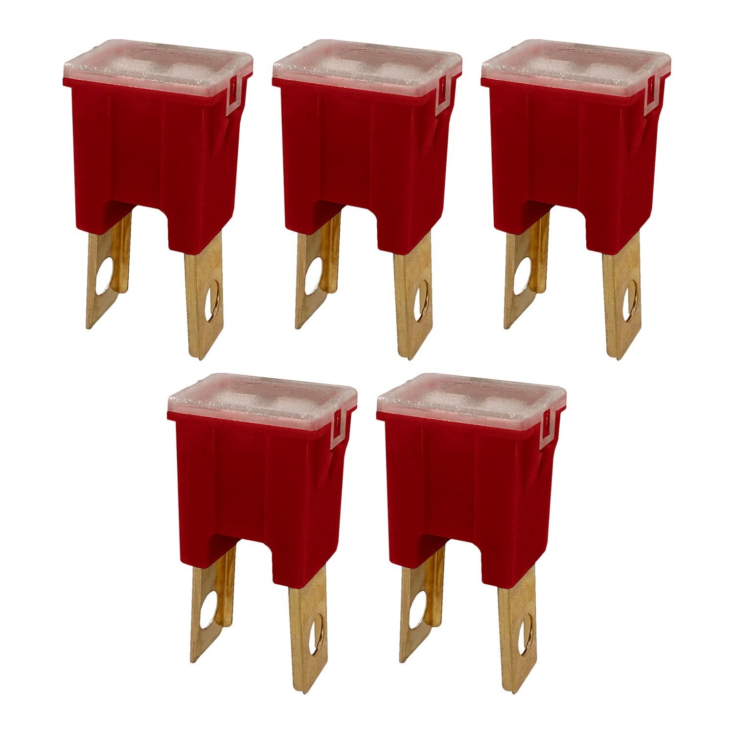 50A Straight Male Fuse Cartridge FLM PAL Auto Link for Car Truck RV SUV 5 Pack