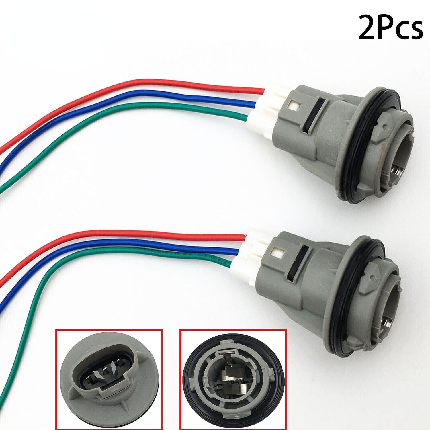 Front Turn Signal Light Socket Connector Harness w 3 Wire Kit for Honda Civic
