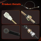 33821-42070 Manual Trans Shift Control Cable for Toyota RAV4 1996-2000 2PK