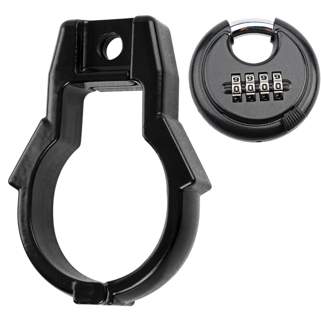 Hitch Coupler Lock with Combination Lock for Bulldog Style Couplers Heavy Duty