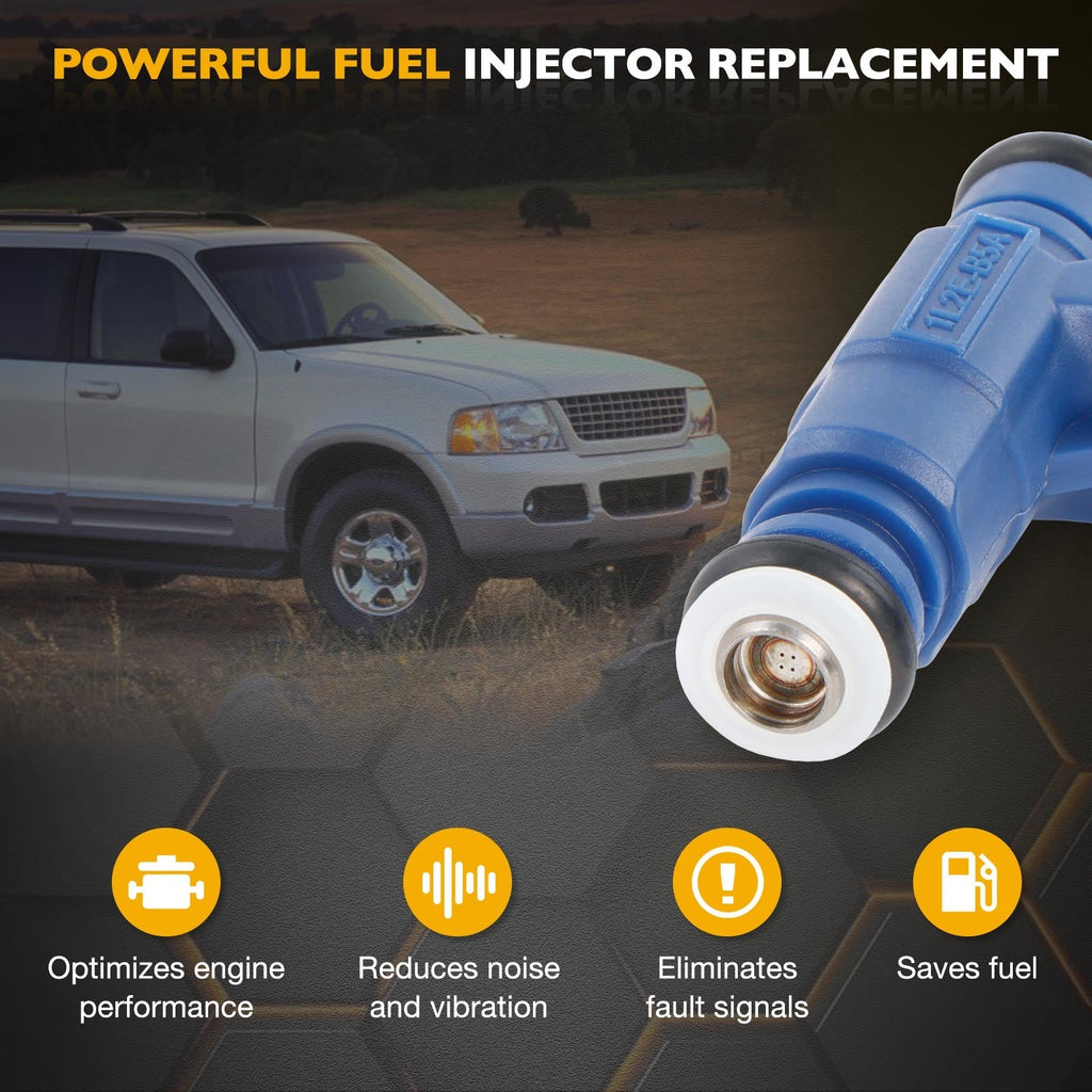 0280156029 4.0 Fuel Injector for Ford Ranger Explorer Mazda 2001 to 2003 6 Piece