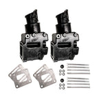 2 Pack 4 Inch Exhaust Riser Elbow For MerCruiser 8079882A 51140 44354A3 44354A9