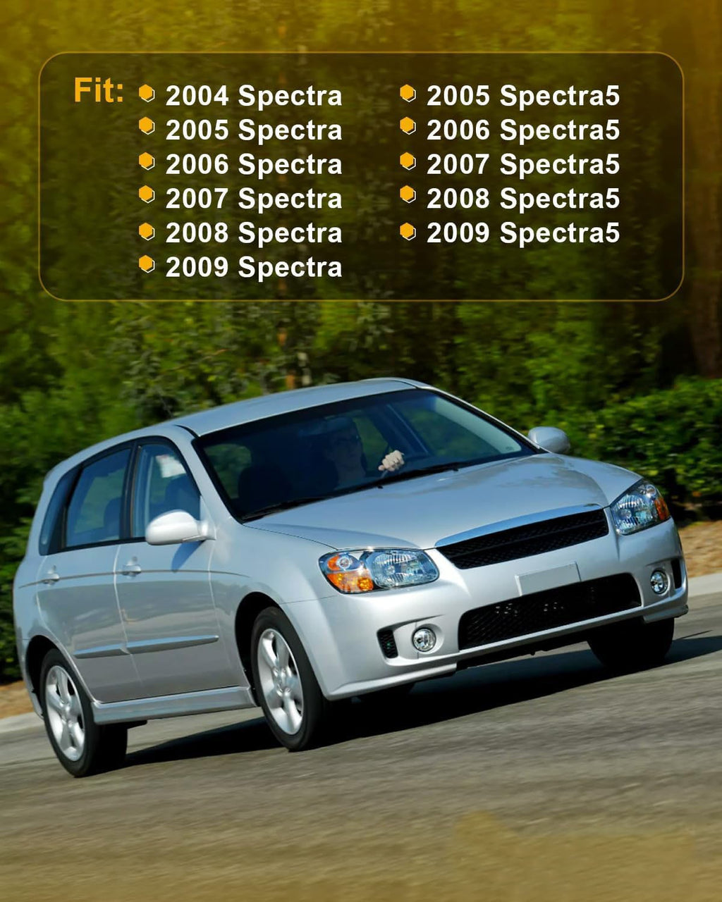 Interior Door Handle Front Rear Left & Right for Kia Spectra Spectra5 04 09 4X