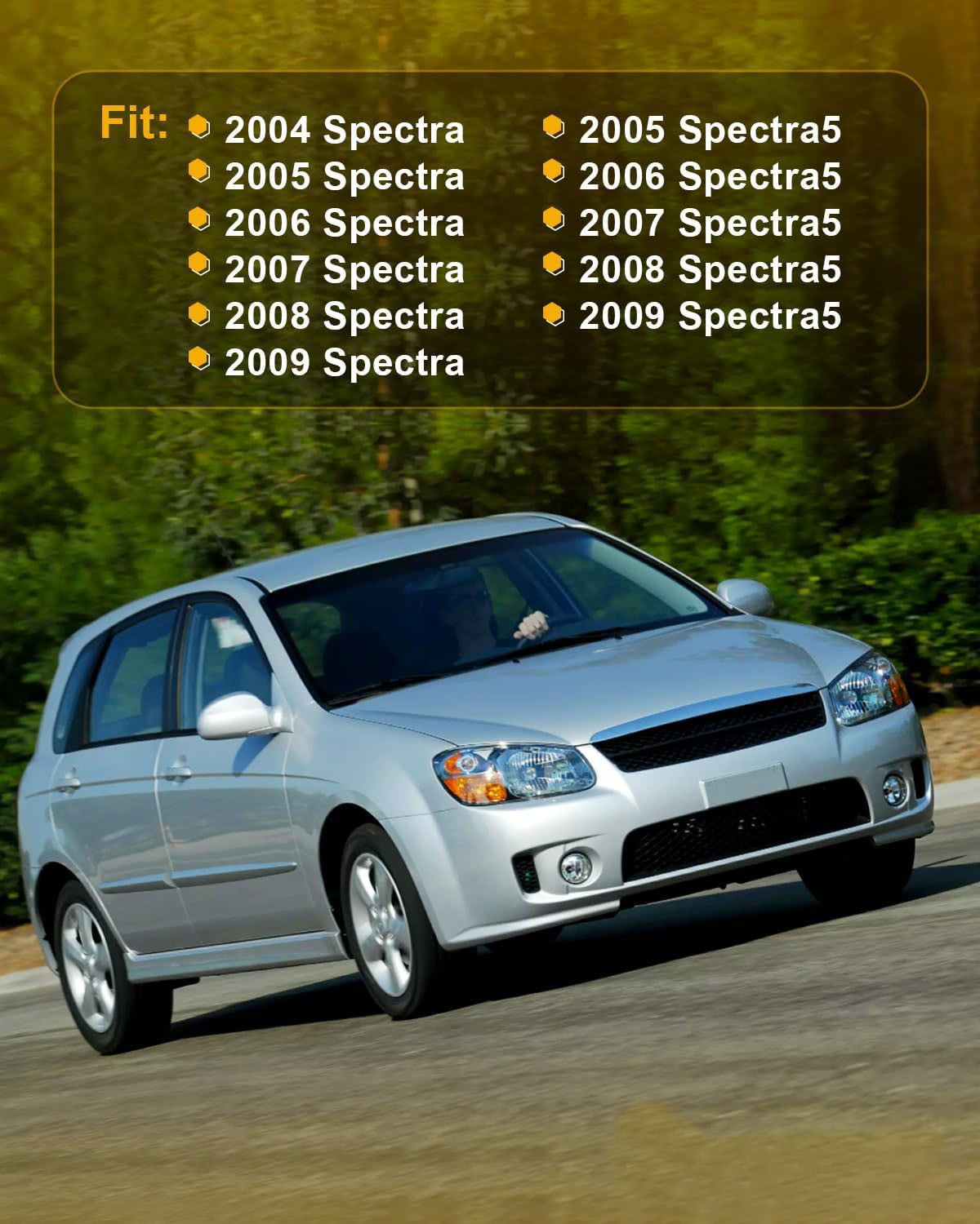 Interior Door Handle Front Rear Left & Right for Kia Spectra Spectra5 04 09 4X