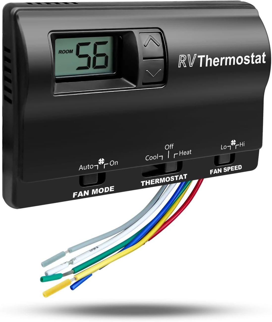83303862 RV Digital Thermostat for Coleman Mach Air Conditioners 8330 337 Black