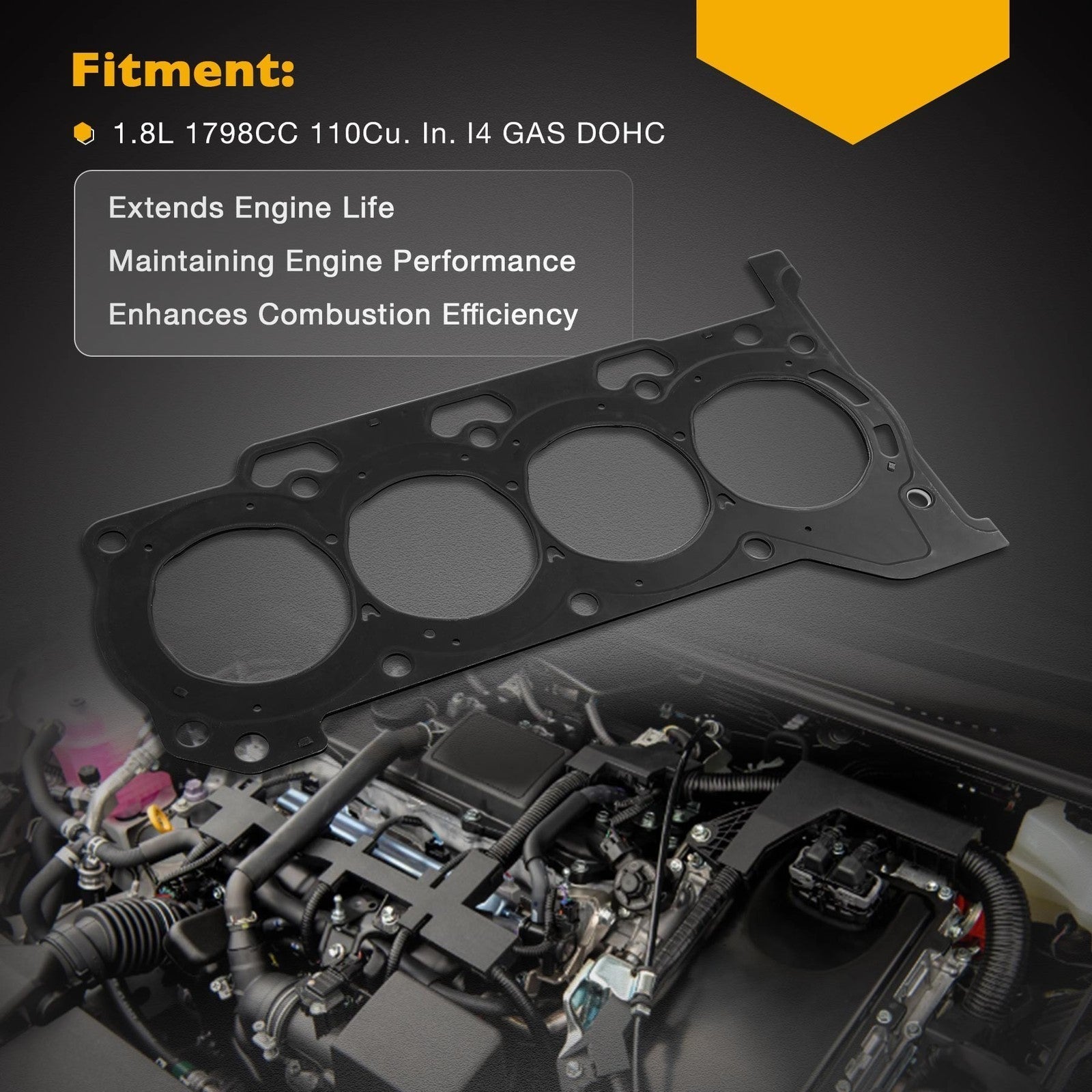 HS26515PT 1.8L Engine Head Gasket for Toyota Corolla Matrix Prius Lexus CT200h
