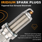 Ignition Coils & Iridium Spark Plug Pack for Kia Sorento Hyundai Tucson 09 13 4
