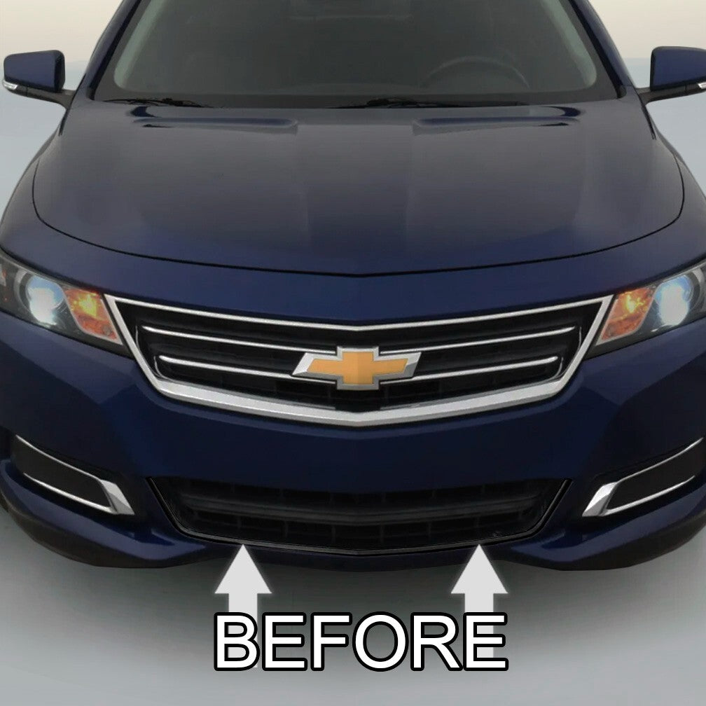 Chrome Front Bumper Trim Kit for 2014-2017 Chevy Impala